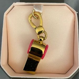 Juicy couture whistle charm